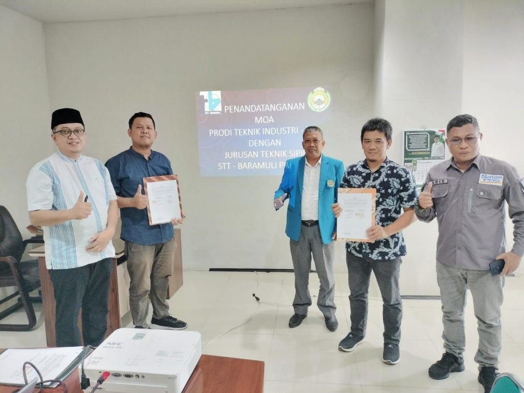 Universitas Islam Makassar (UIM) Al-Gazali melakukan penandatanganan Memorandum of Understanding (MoU) bersama Sekolah Tinggi Teknik Baramuli yang berlangsung di Gedung Rektorat Lantai 5, Jumat (15/09/2023).