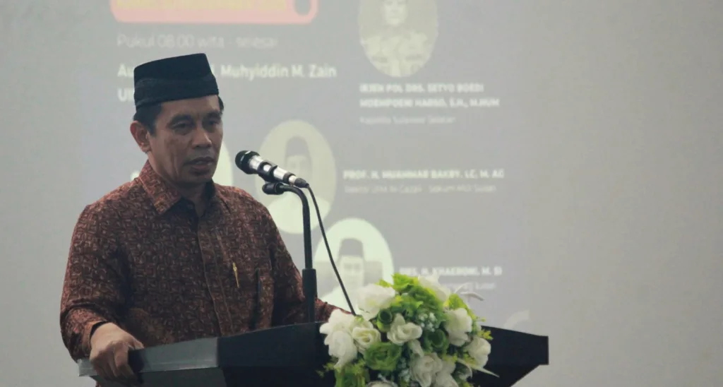 Rektor Universitas Islam Makassar (UIM) Al-Gazali jadi pembicara dalam Talkshow Moderasi Beragama