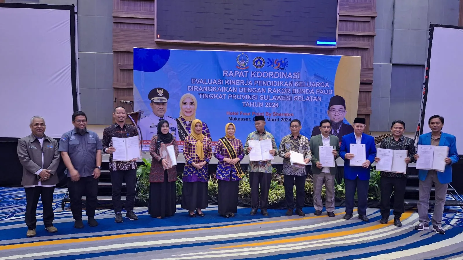 Universitas Islam Makassar (UIM) Al-Gazali bersama Bunda PAUD Sulsel menandatangani Memorandum of Understanding (MoU) yang berlangsung di Hotel Four Point by Sheraton
