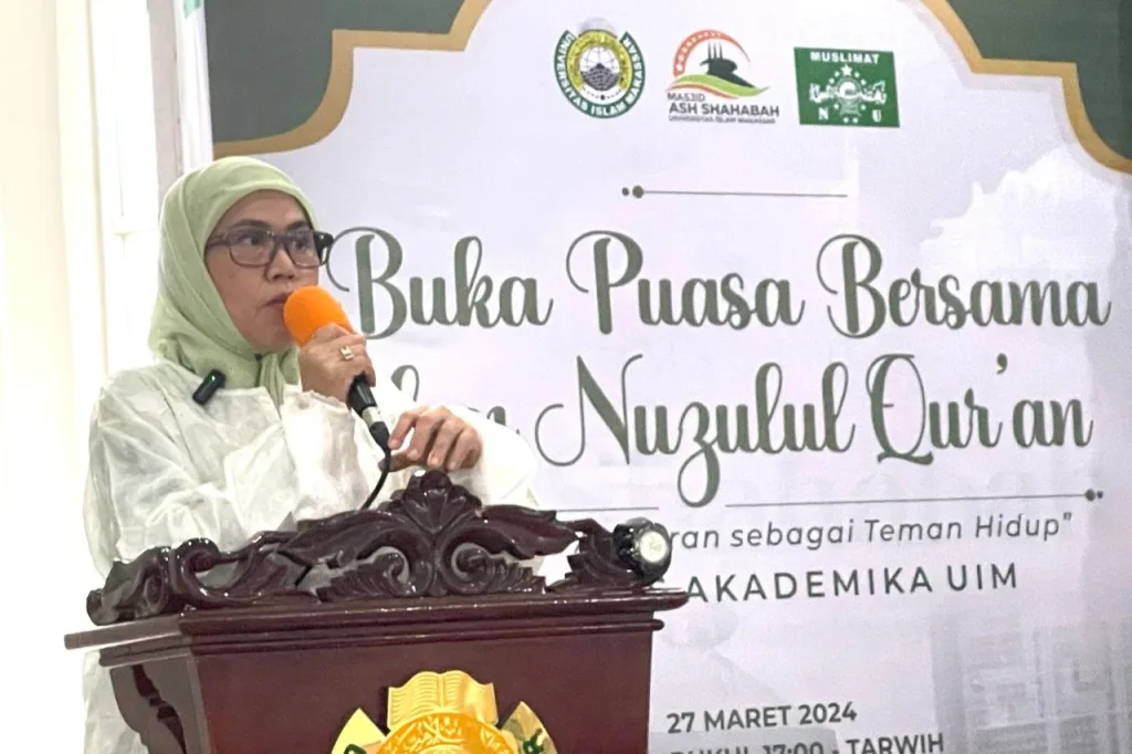 Universitas Islam Makassar (UIM) Al-Gazali peringati malam Nuzulul Qur'an yang dirangkaikan dengan buka puasa bersama