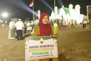 Nabila Alya Mevia, Mahasiswi UIM Al-Gazali Raih Juara 1 Tilawah MTQ Morowali