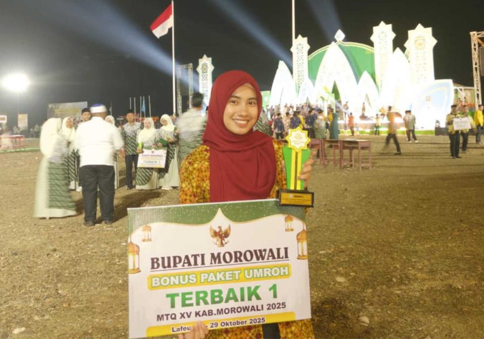 Nabila Alya Mevia, Mahasiswi UIM Al-Gazali Raih Juara 1 Tilawah MTQ Morowali